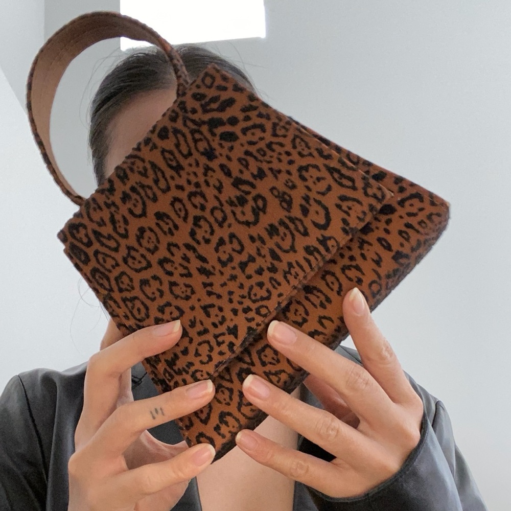 Vintage Vegan Jaguar Print Bag